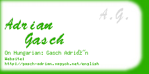 adrian gasch business card